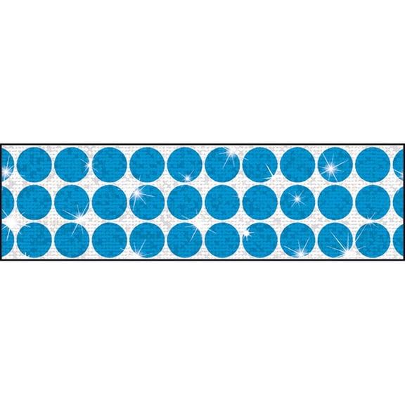 Big Dots Blue Bolder Borders  Sparkle Plus [T85407]