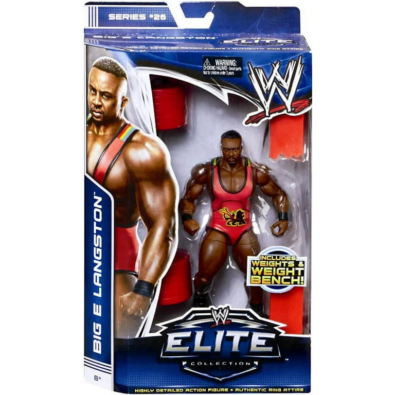 【正規品直輸入】 Big E Langston Action Figure Weights & Weight Bench Elite プロレス、格闘技