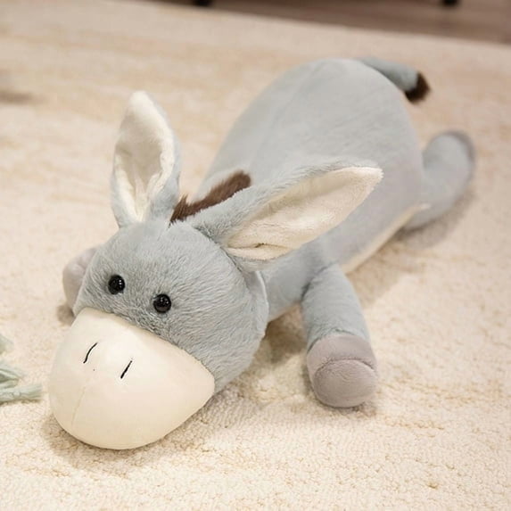 Big Ears Donkey Long Pillow Bedside Sleeping Plush Toy