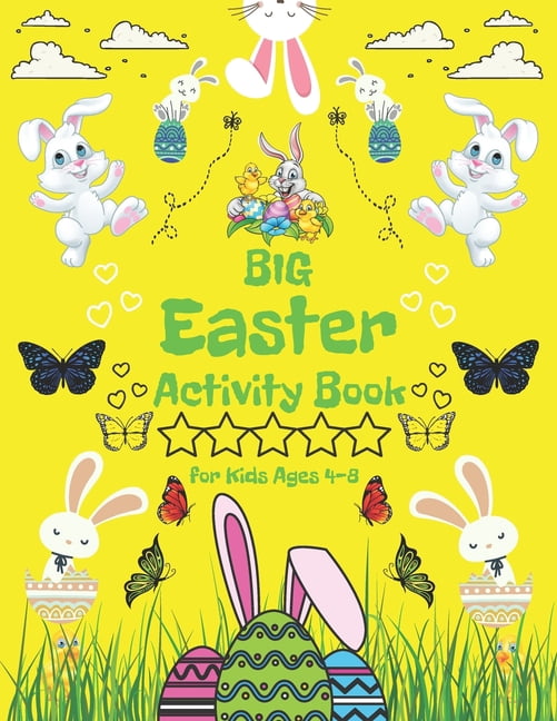 Big Easter Activity Book for Kids Ages 4-8: Includes Sudoku and drawing pages for toddlers - Fun for creative preschoole, (Paperback)