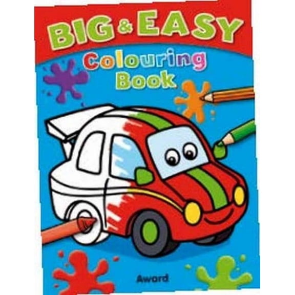 Big & Easy Colouring Books: Car