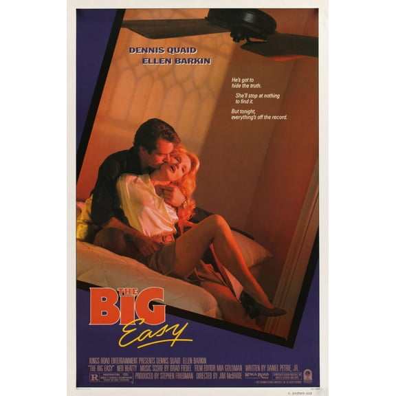 Big Easy Movie poster Metal Print 12x16 Large Print on Metal 12x16 Square Adults AB Posters