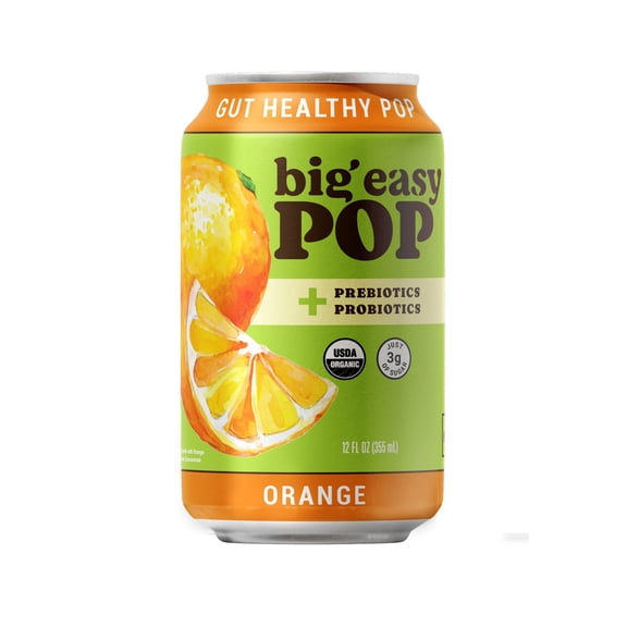 Big Easy Pop Orange Sparkling Drink 12 fl oz