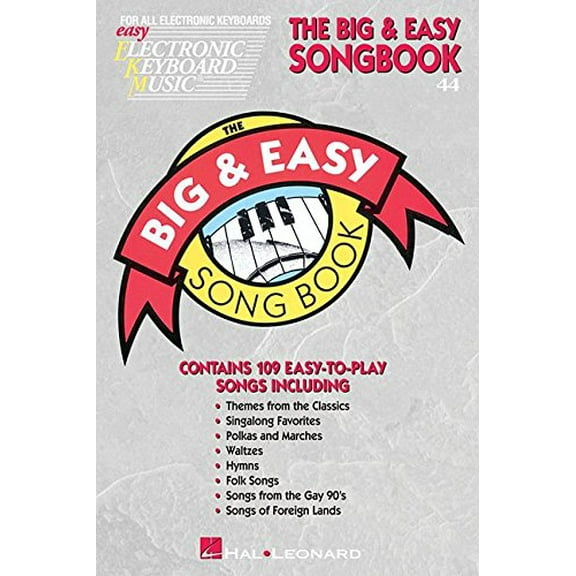 Pre-Owned Big & Easy Songbook: Easy Electronic Keyboard Music Vol. 44 (Paperback) 0793509114 9780793509119