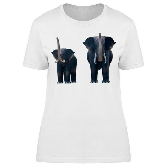 Big Elephant Statue T-Shirt Women -Image by Shutterstock, Female Medium
