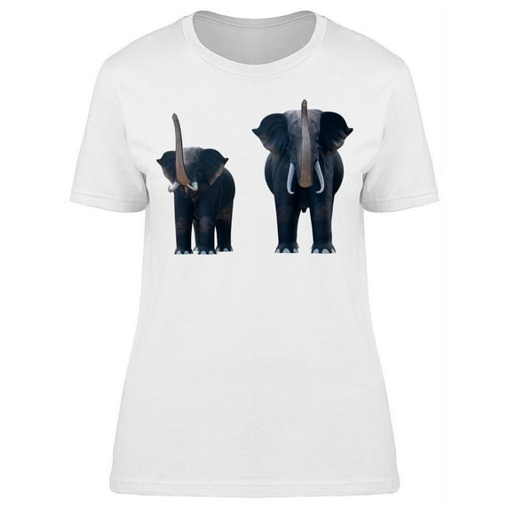 Big Elephant Statue T-Shirt Women -Image by Shutterstock, Female x-Large