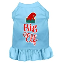 Christmas Pet Dog  Cat Dress Screen Printed, "Big Elf"