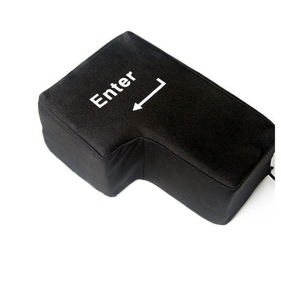 Stress Relief Computer Table Punching Bag with USB Connection Black Nylon and Sponge 7.8x4.9 Inches