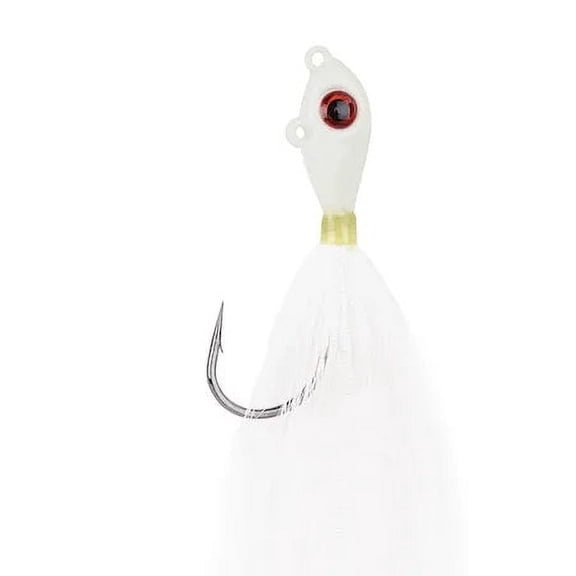 Mustad Big Eye Bucktail Glow Green, 3,4oz Jigs