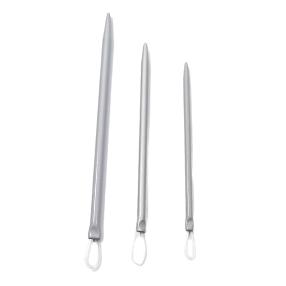 Big Eye Nylon Wire Knitting Needle Set Sewing Needle for Knitters and Crocheters 3 Sizes Sewing and Fabric Art Craft
