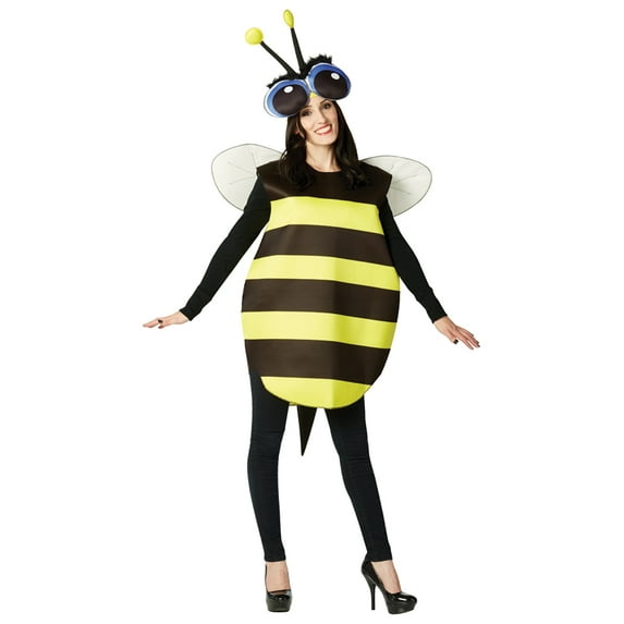 Big Eyed Bee Women's Adult Halloween Costume, One Size, Up to 12