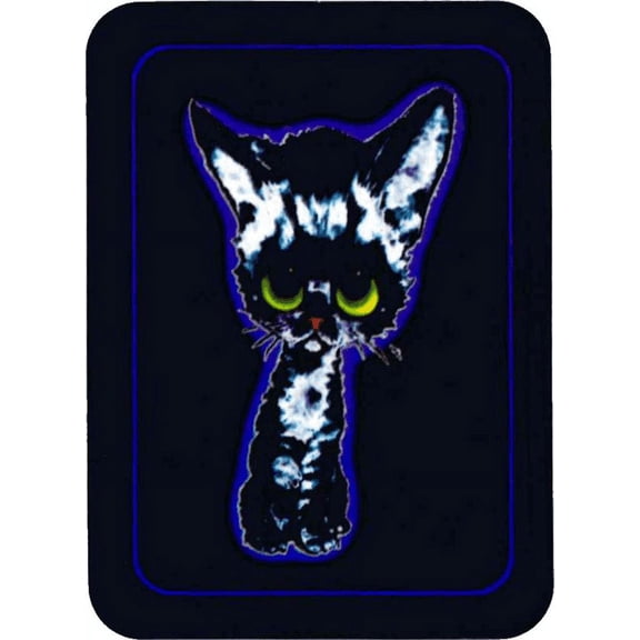 Big Eyed Kitty - Mini Sticker - 2" X 2 3/4"
