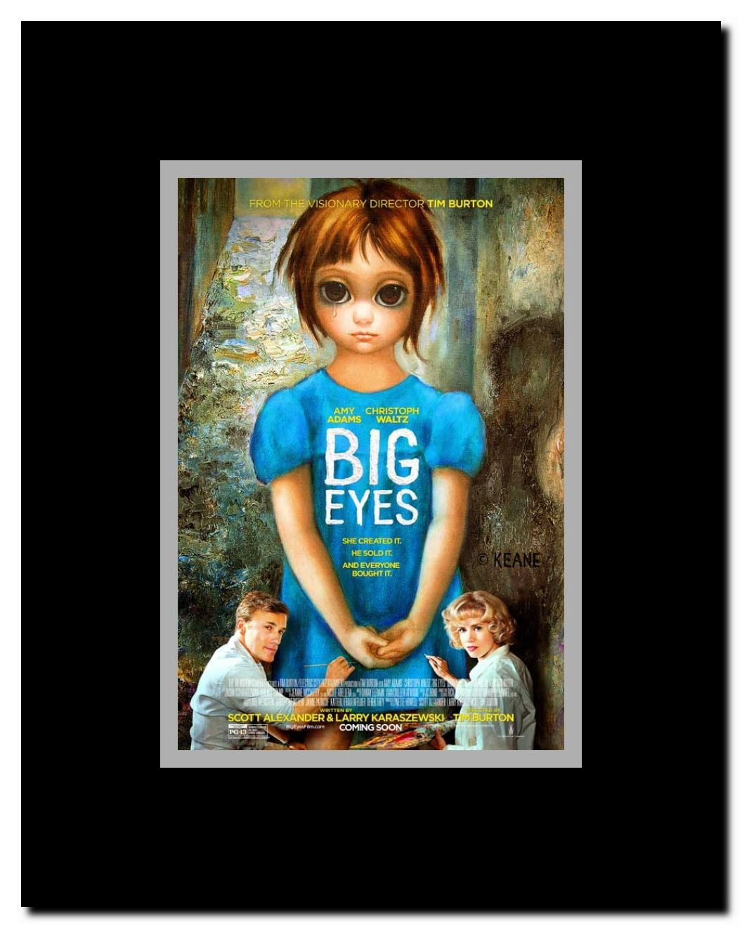Big Eyes Framed Movie Poster