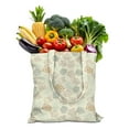 thumbnail image 1 of Big Eyes Owl Canvas Bag – Polka Dot Owl Print Tote, 1 of 7