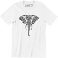 thumbnail image 1 of Big Face Elephant by The Mountain Giant Head Zoo Animal Lover Mens T-Shirt, 1 of 4