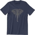 thumbnail image 1 of Big Face Elephant by The Mountain Giant Head Zoo Animal Lover Mens T-Shirt, 1 of 4