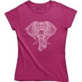thumbnail image 1 of Big Face Elephant by The Mountain Giant Head Zoo Animal Lover Womens T-Shirt, 1 of 4