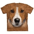 thumbnail image 1 of Big Face Jack Russell Terrier Adult T-Shirt Tee, 1 of 1