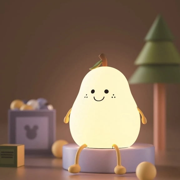 Big Face Rabbit Flat Duck Night Light LED Silicone Light Touch Light Bedhead Night Light Bedroom Atmosphere Light Charging Fun Desk Lamp