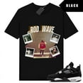 Big Face Rod Wave Graphic to Match AJ 4 White Thunder Sneakers Unisex