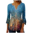thumbnail image 1 of Big Fall TaLove Long Sleeve Shirts For Women Cotton,Women Blouses Summer Womens Tops Plus Size Trendy Shirts For Women V Necks GraphicFall Outfits For Women 2025, 1 of 5