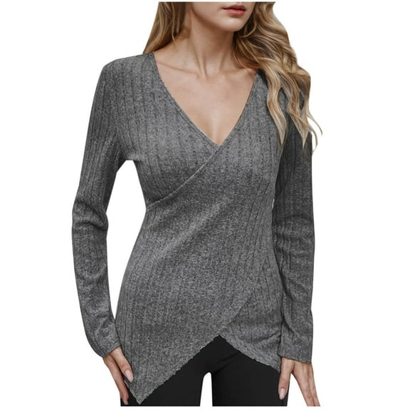 Big Fall TaLove Long Sleeve Shirts For Women Workout,Women Blouses Casual Tunic Womens Fashion Tops 2025 Trendy Going Out 3/4 Sleeve T Shirts For WomenFall Outfits For Women 2025