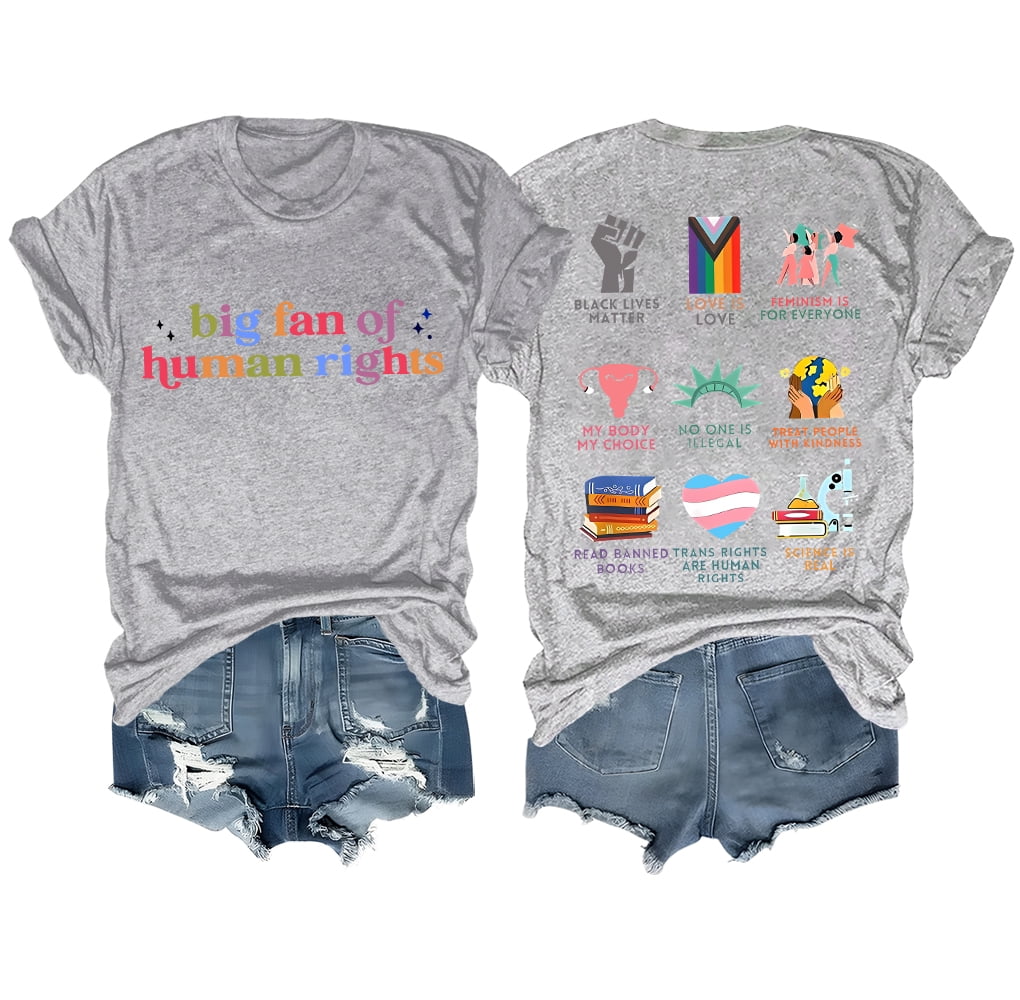 Big Fan Of Human Rights Shirt Big Fan Of Human Rights Shirts For Women ...