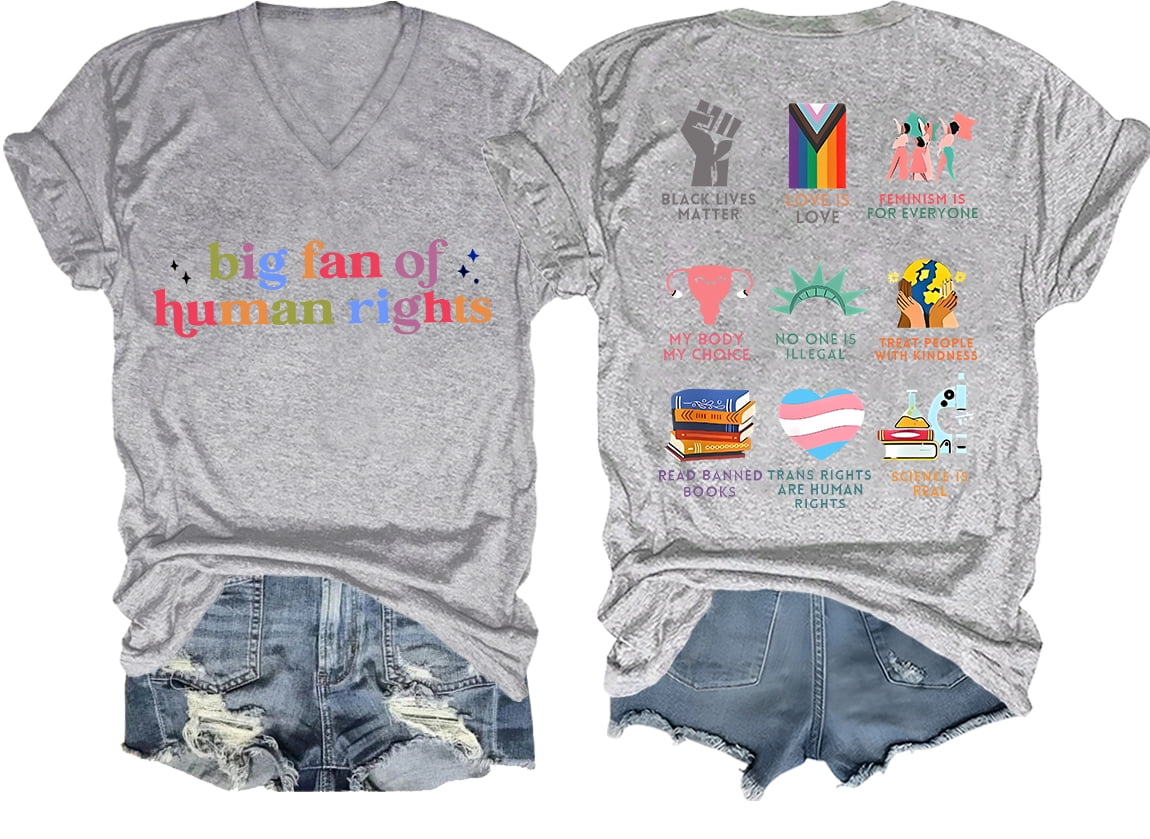Big Fan Of Human Rights Shirt Big Fan Of Human Rights Shirts For Women ...