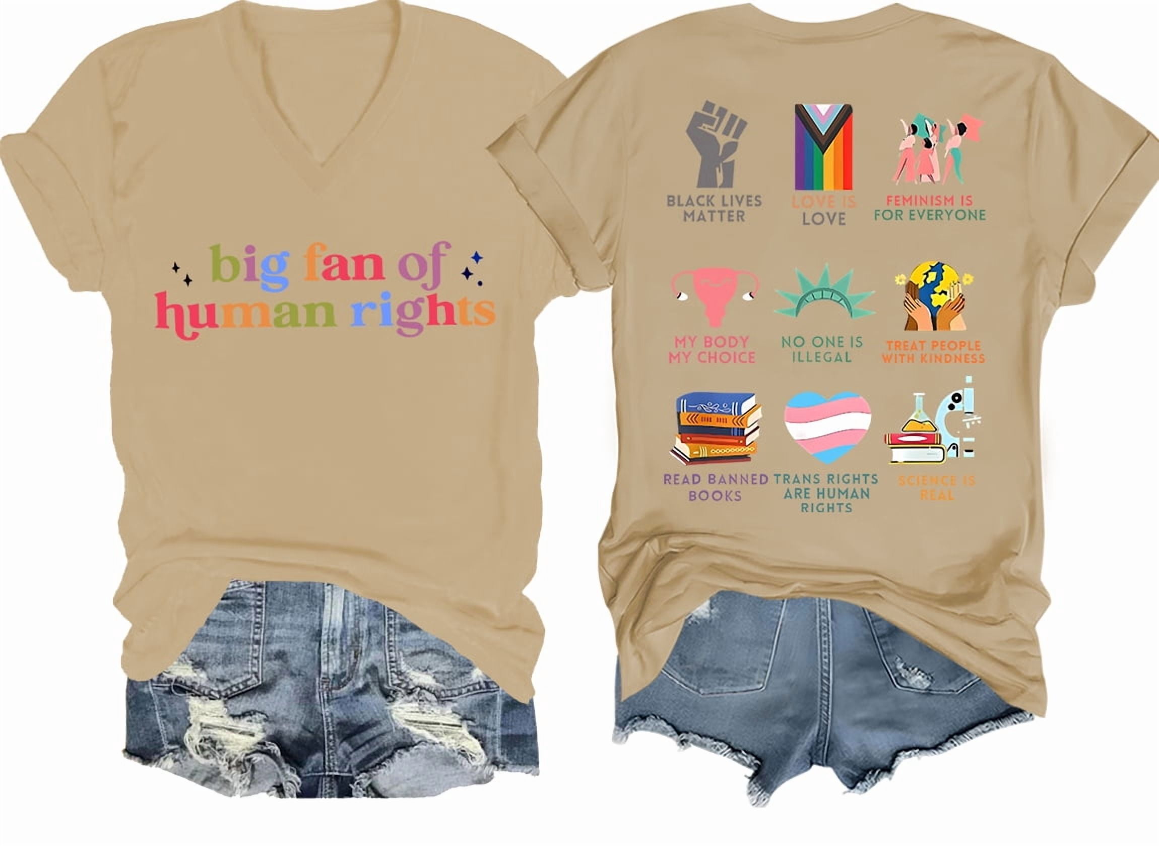 Big Fan Of Human Rights Shirt Big Fan Of Human Rights Shirts For Women ...