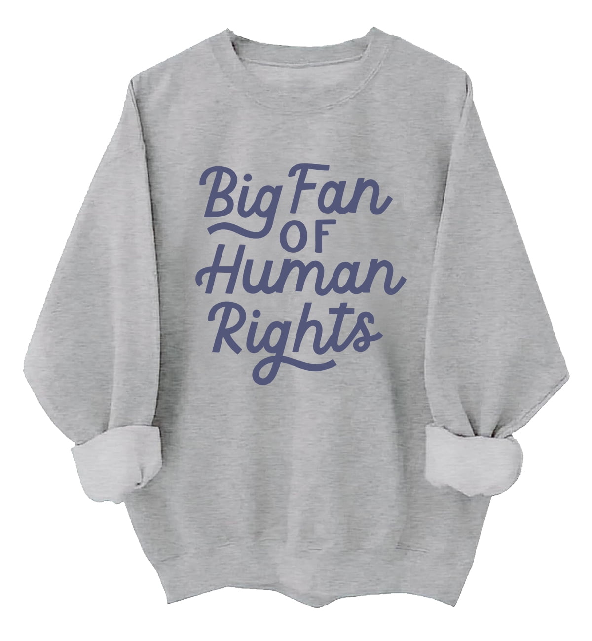Big Fan Of Human Rights Sweatshirt Retro Equality Human Rights Shirt ...