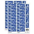 thumbnail image 1 of Big Fan Sports Foam Finger Teacher Student School Sticker Set - Dark Blue - Gloss Finish - 2.00" Large, 1 of 7