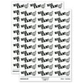 thumbnail image 1 of Big Fan Sports Foam Finger Teacher Student School Sticker Set - White - Matte Finish - 1.75" Medium, 1 of 7