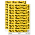 thumbnail image 1 of Big Fan Sports Foam Finger Teacher Student School Sticker Set - Yellow - Matte Finish - 1.5" Small, 1 of 7