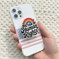 thumbnail image 1 of Big Fan of Human Rights Magnetic Phone Grip, Rainbow Phone Grip, Radicalized by Basic Decency Phone Grip, Gift For Liberal Anti Populism, 1 of 4