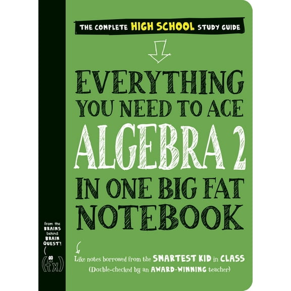 Big Fat Notebooks Everything You Need to Ace Algebra 2 in One Big Fat Notebook, (Paperback)