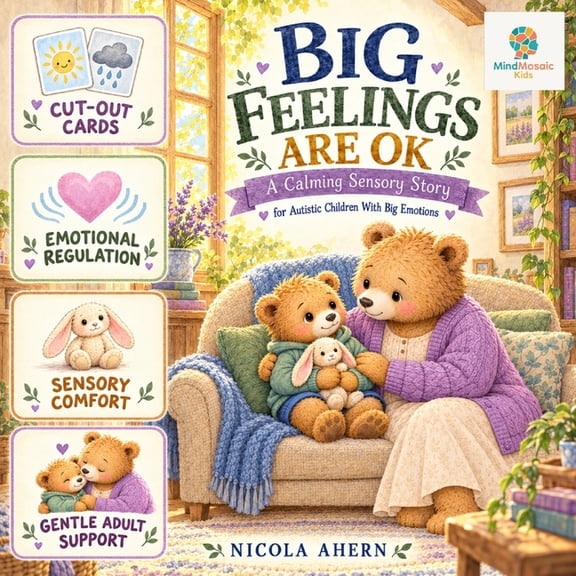 Big Feelings Are Ok. Mind Mosaic Kids Em Big Feelings Are OK: A Calming Sensory Story for Autistic Children With Big Emotions, Book 3, (Paperback)