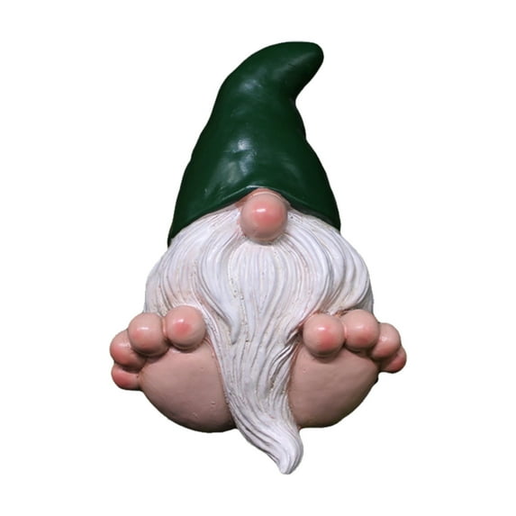 Big Feet Gnome Figurine Decorative Resin Sculpture Ornaments Decoration for Festival Holiday New Year Party Decoration Gnome Decoration for Garden, Courtyard, Potted Plants and Meadow Decoration