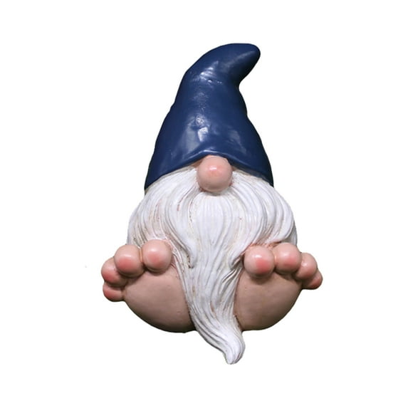 Big Feet Gnome Figurine Decorative Resin Sculpture Ornaments Decoration for Festival Holiday New Year Party Decoration Gnome Decoration for Garden, Courtyard, Potted Plants and Meadow Decoration