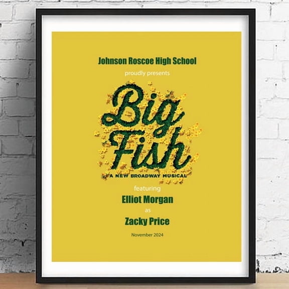 Big Fish Musical Theatre Wall Art Print