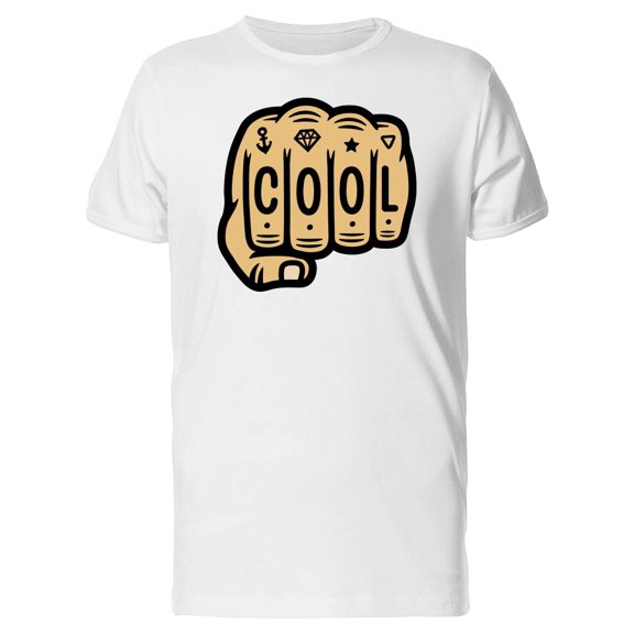 Big Fist Cool T-Shirt Men -Image by Shutterstock, Male Large