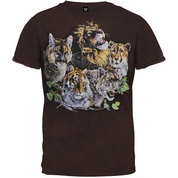 Big Five Brown Adult T-Shirt - Large