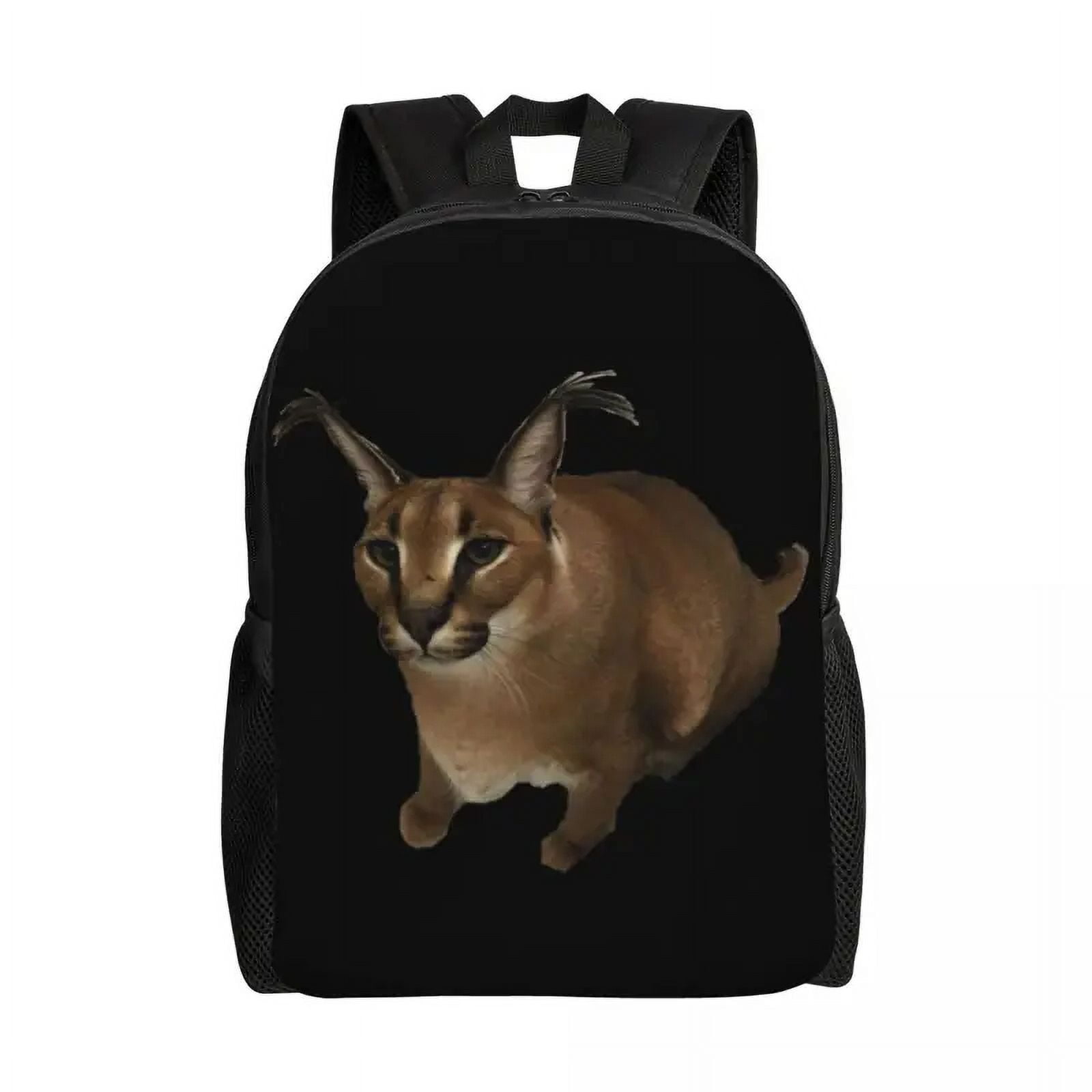Big Floppa Funny Meme Men s Female Travel Backpack School Laptop Bookbag Caracal Cat College Student Daypack Bags Walmart