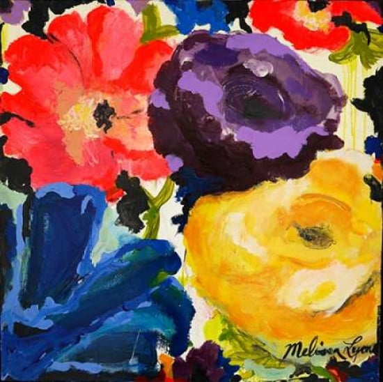 Big Floral Canvas Art - Melissa Lyons (24 x 24)