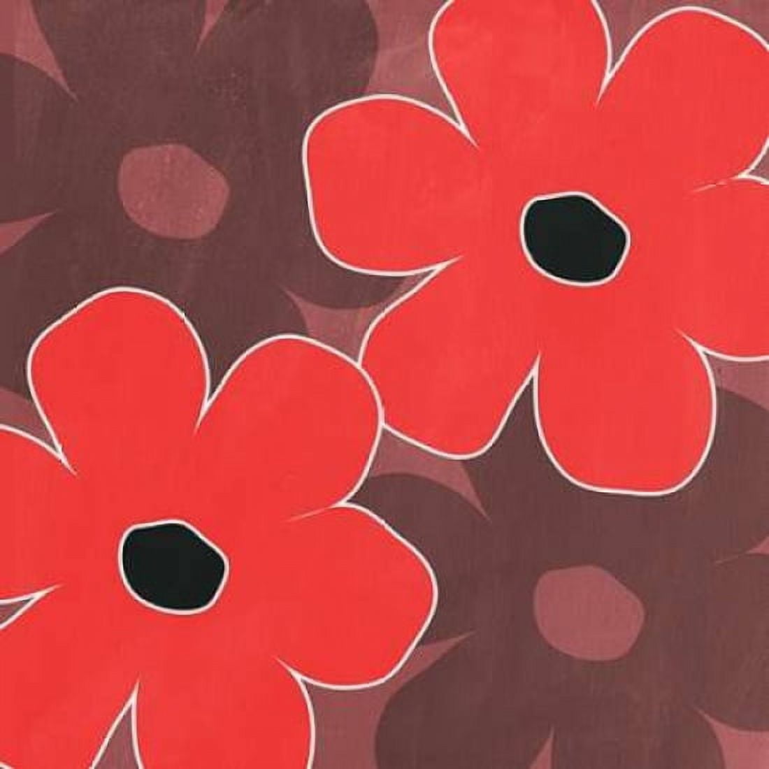 Big Flowers II Canvas Art - Linda Woods (24 x 24)