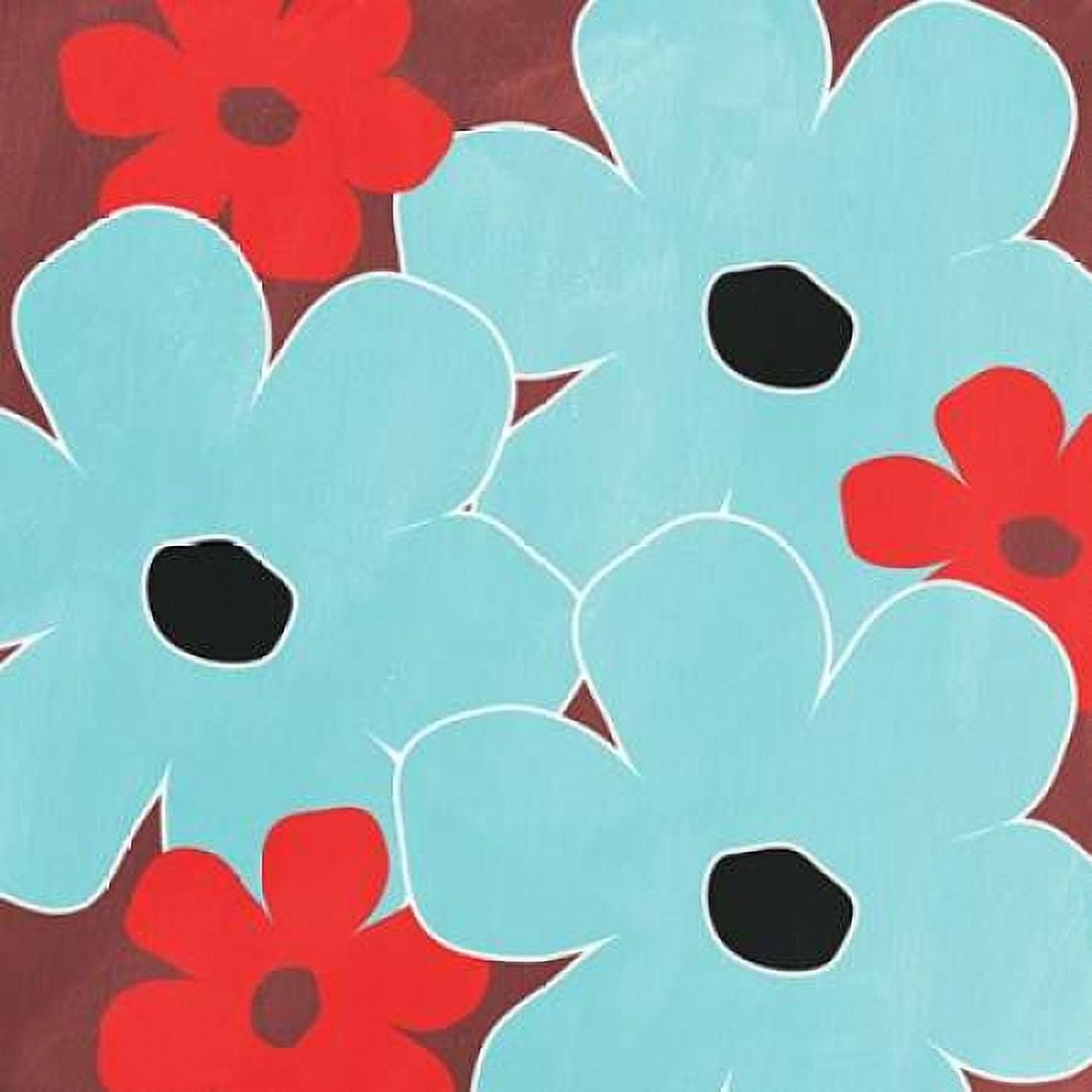 Big Flowers III Canvas Art - Linda Woods (24 x 24)