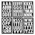 thumbnail image 1 of Big Font Alphabet Letter Stickers, Caps, 3-inch, 82-piece, Glossy White, 1 of 1