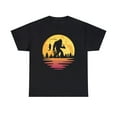 thumbnail image 1 of Big Foot Fishing Night Sky Bigfoot Unisex T-Shirt, 1 of 3