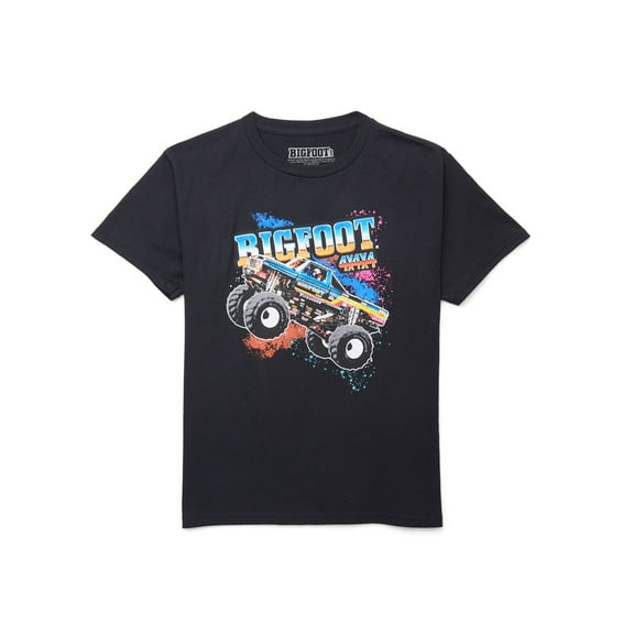 Bigfoot Jumpin Boys Graphic Tee with Short Sleeves, Sizes 4-18