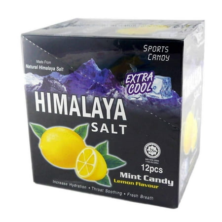Big Foot Natural Himalaya Salt Mint Candy - Lemon Flavour ( 24 Pcs )