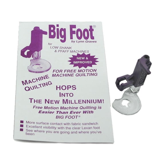 Big Foot Presser Foot Free Motion Low Shank